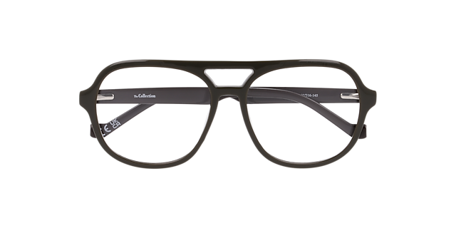 Maxwell Khaki PlasticEyeglass Frames for Glasses Direct, Closed View