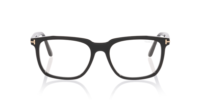 FT6080-B Black AcetateEyeglass Frames for Glasses Direct, Front View