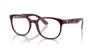 RB7231M Dark Red PlasticEyeglass Frames for Glasses Direct, Angle View