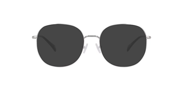 Marylebone Silver MetalEyeglass Frames for Glasses Direct, with Tinted Lenses