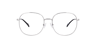 Marylebone Silver MetalEyeglass Frames for Glasses Direct, Front View