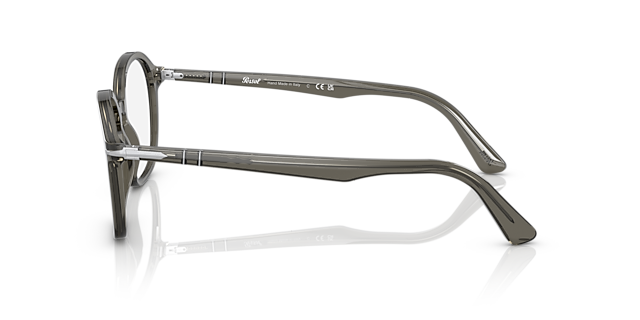 PO3296V Opal Smoke AcetateEyeglass Frames for Glasses Direct, Side View