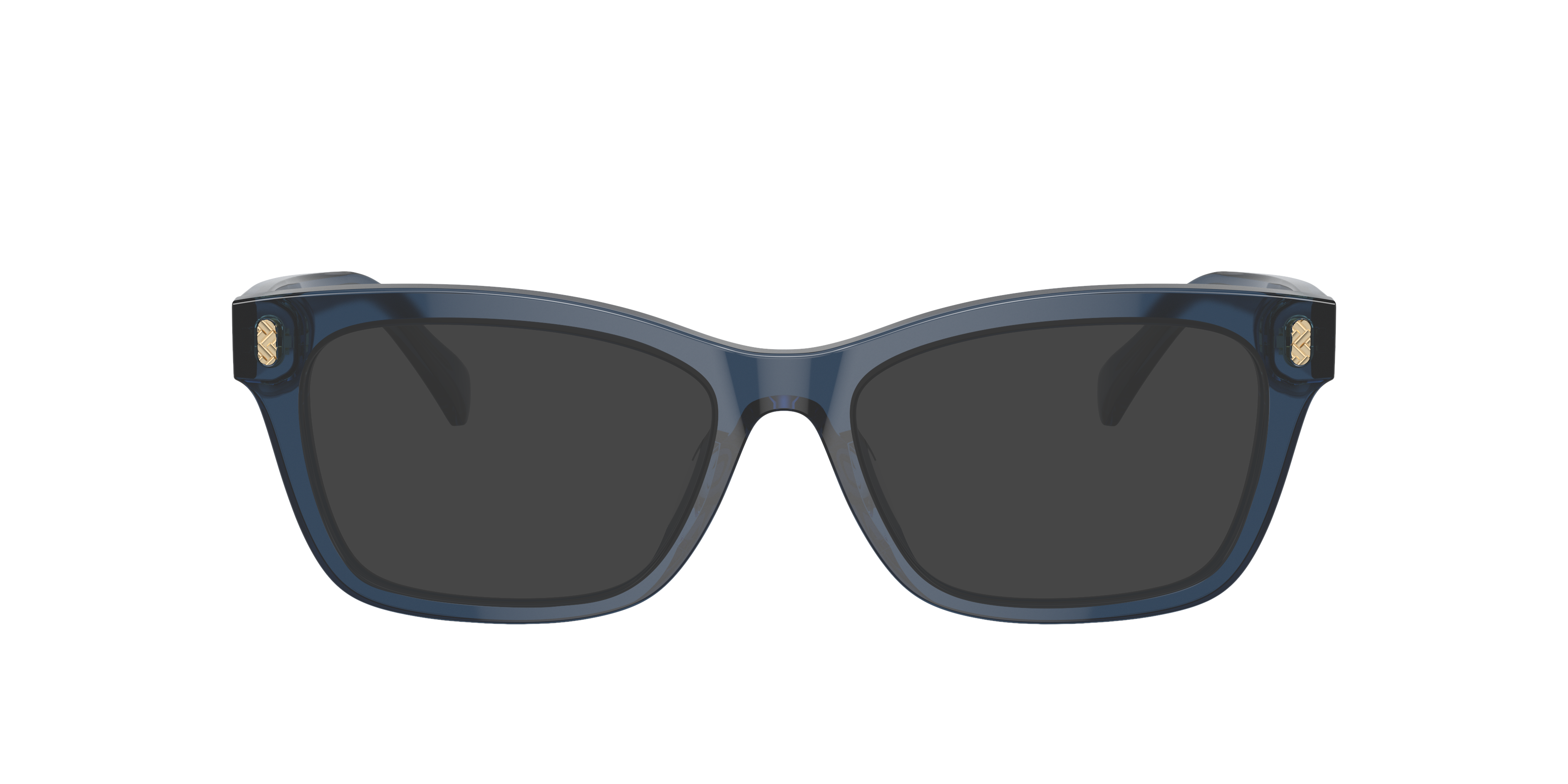RA7154U Shiny Transparent Blue AcetateEyeglass Frames for Glasses Direct, with Tinted Lenses