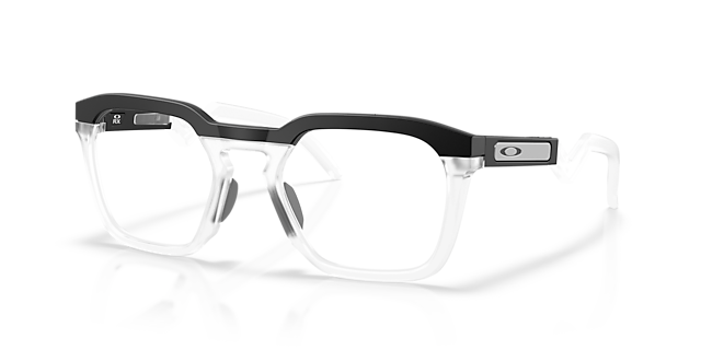 HSTN SQ Satin Black PlasticEyeglass Frames for Glasses Direct, Angle View