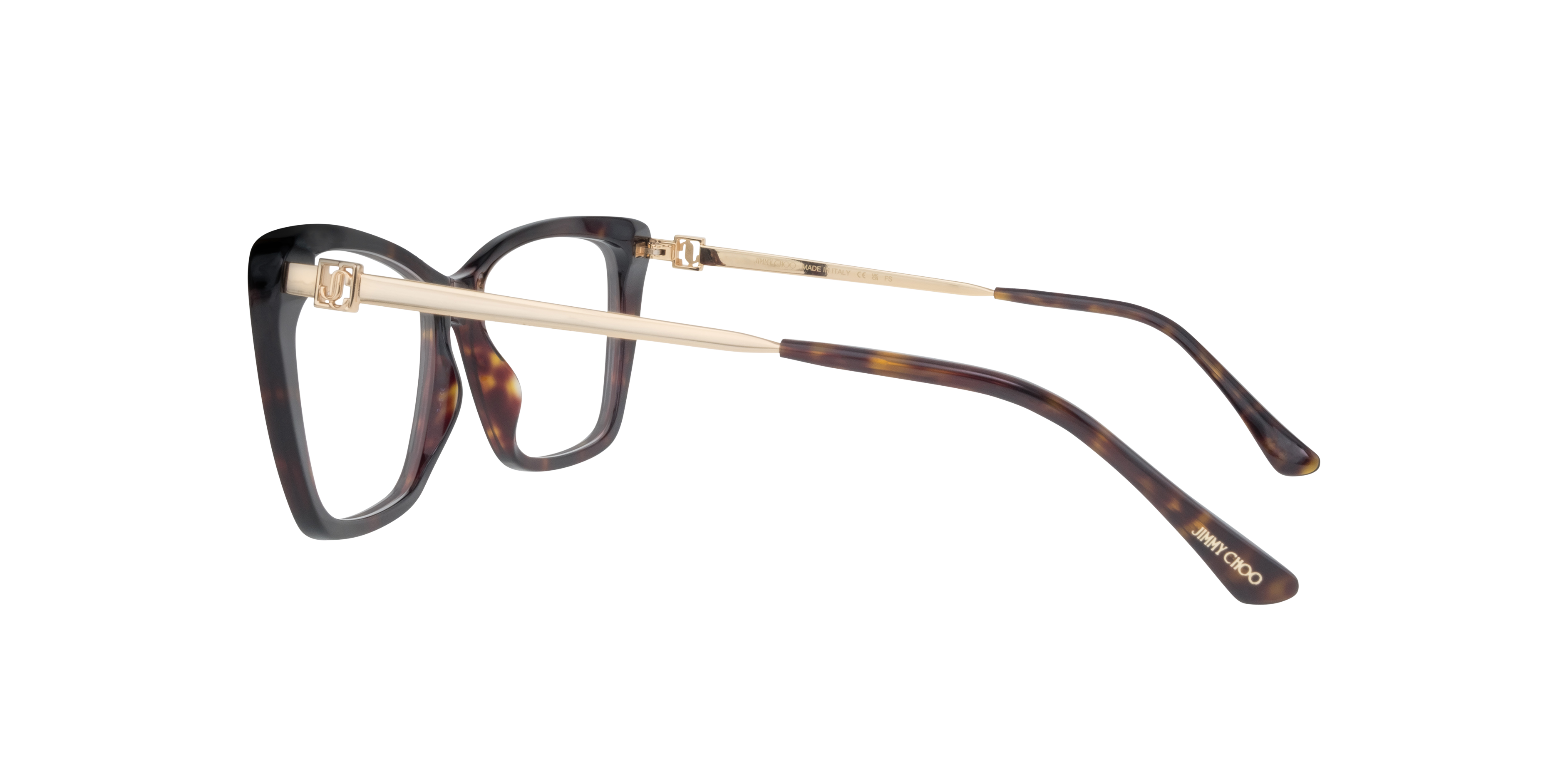 JC375 9M Tortoise Gold AcetateEyeglass Frames for Glasses Direct, Side View