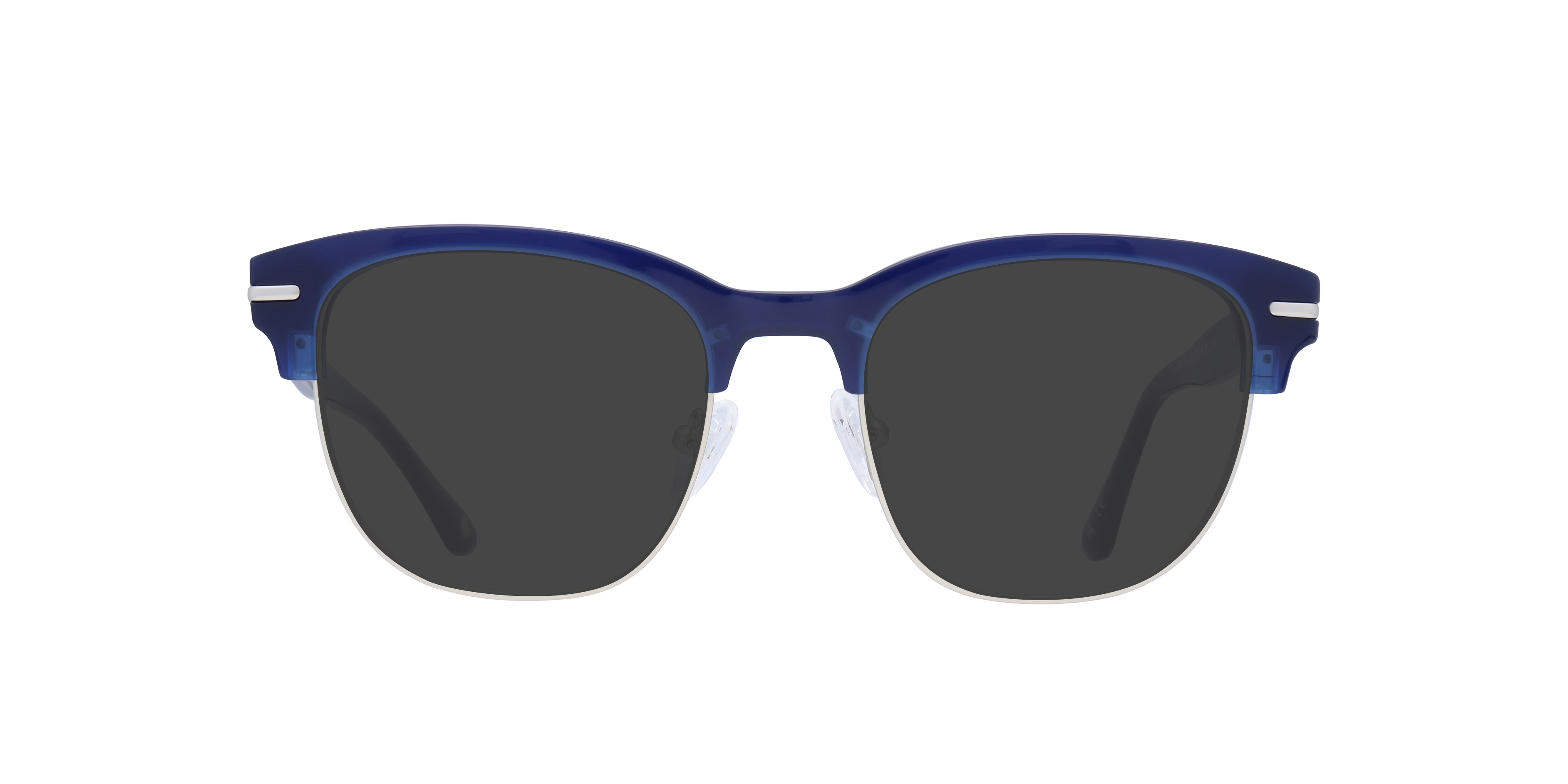 Greenford Navy Blue MetalEyeglass Frames for Glasses Direct, with Tinted Lenses