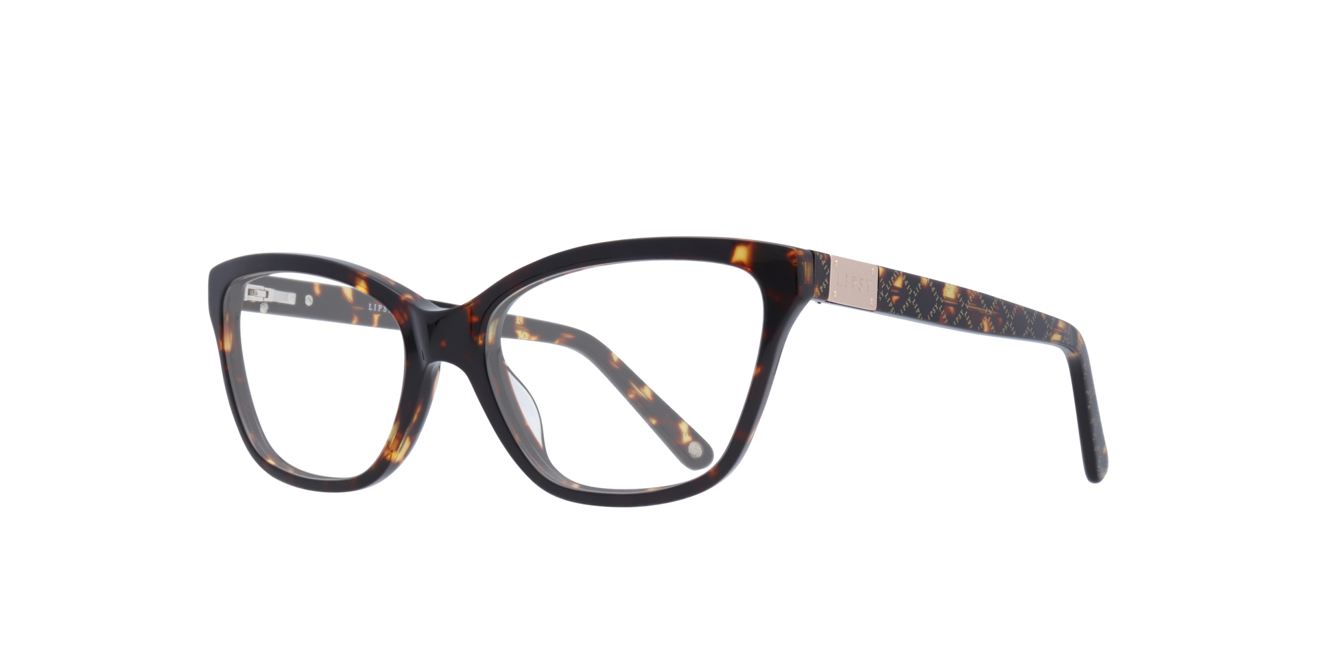 Lipsy 68 Tortoise AcetateEyeglass Frames for Glasses Direct, Angle View