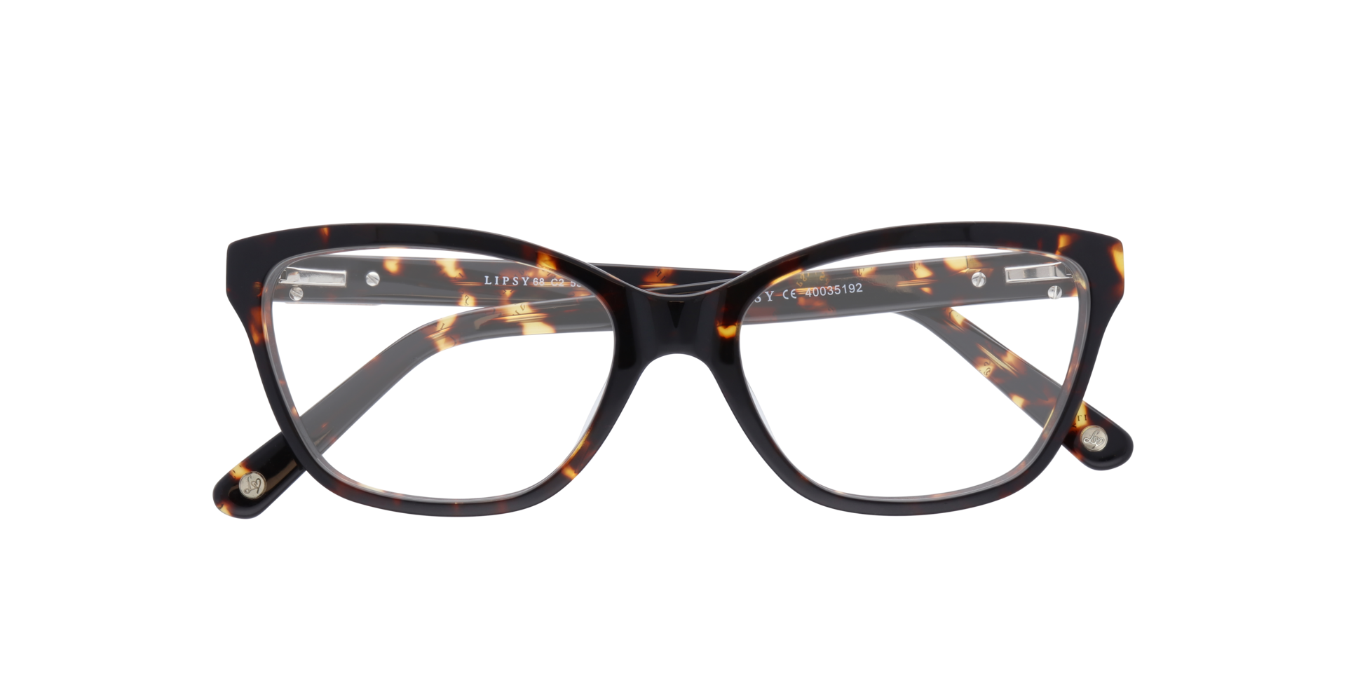 Lipsy 68 Tortoise AcetateEyeglass Frames for Glasses Direct, Closed View