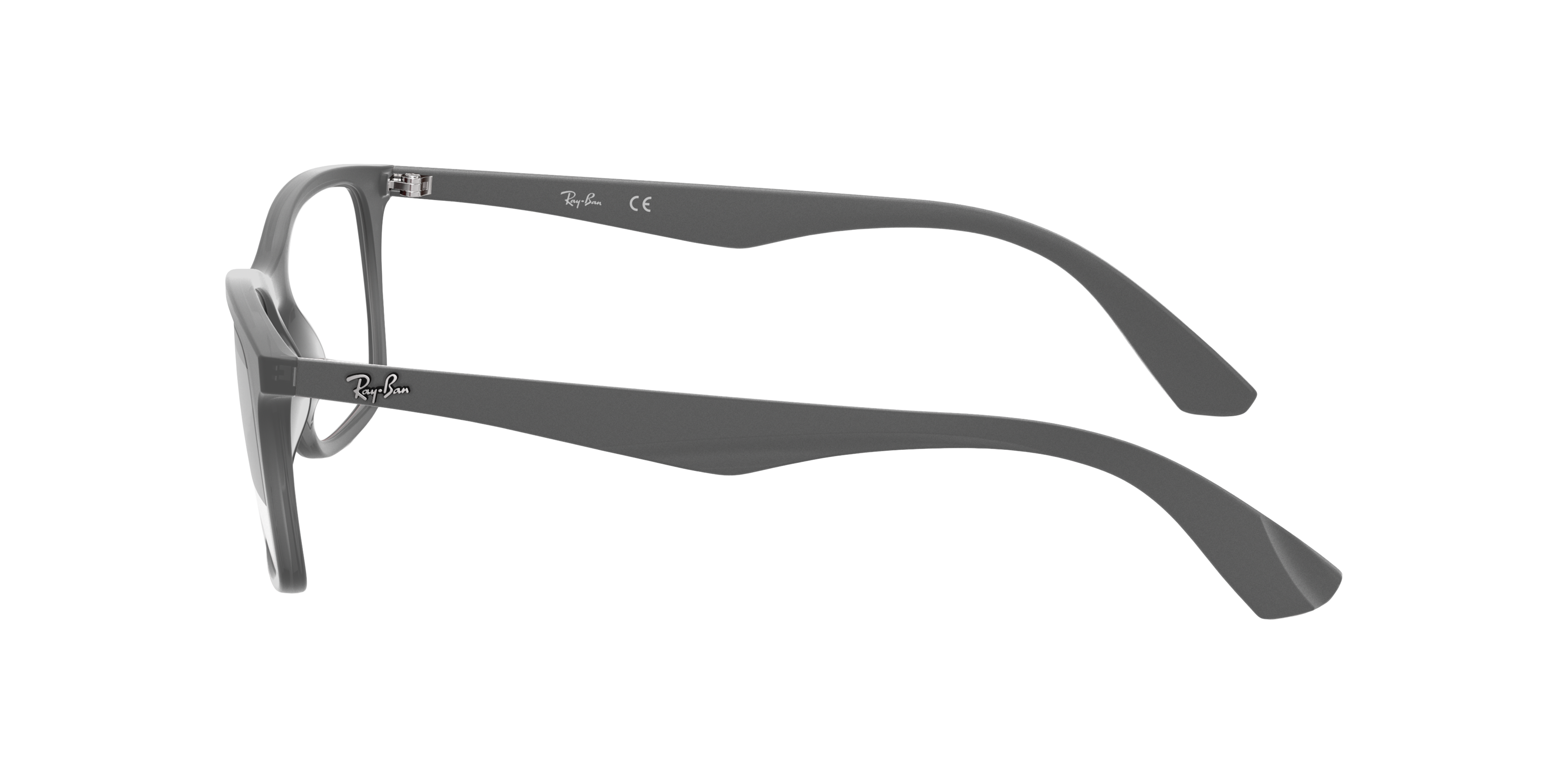 RB7047 Transparent Grey PlasticEyeglass Frames for Glasses Direct, Side View