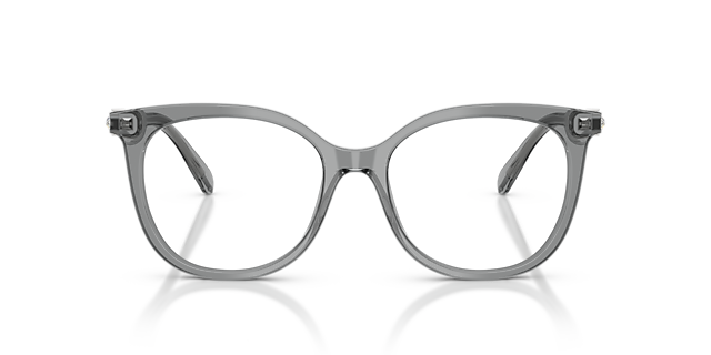 SK2055 Transparent Grey AcetateEyeglass Frames for Glasses Direct, Front View