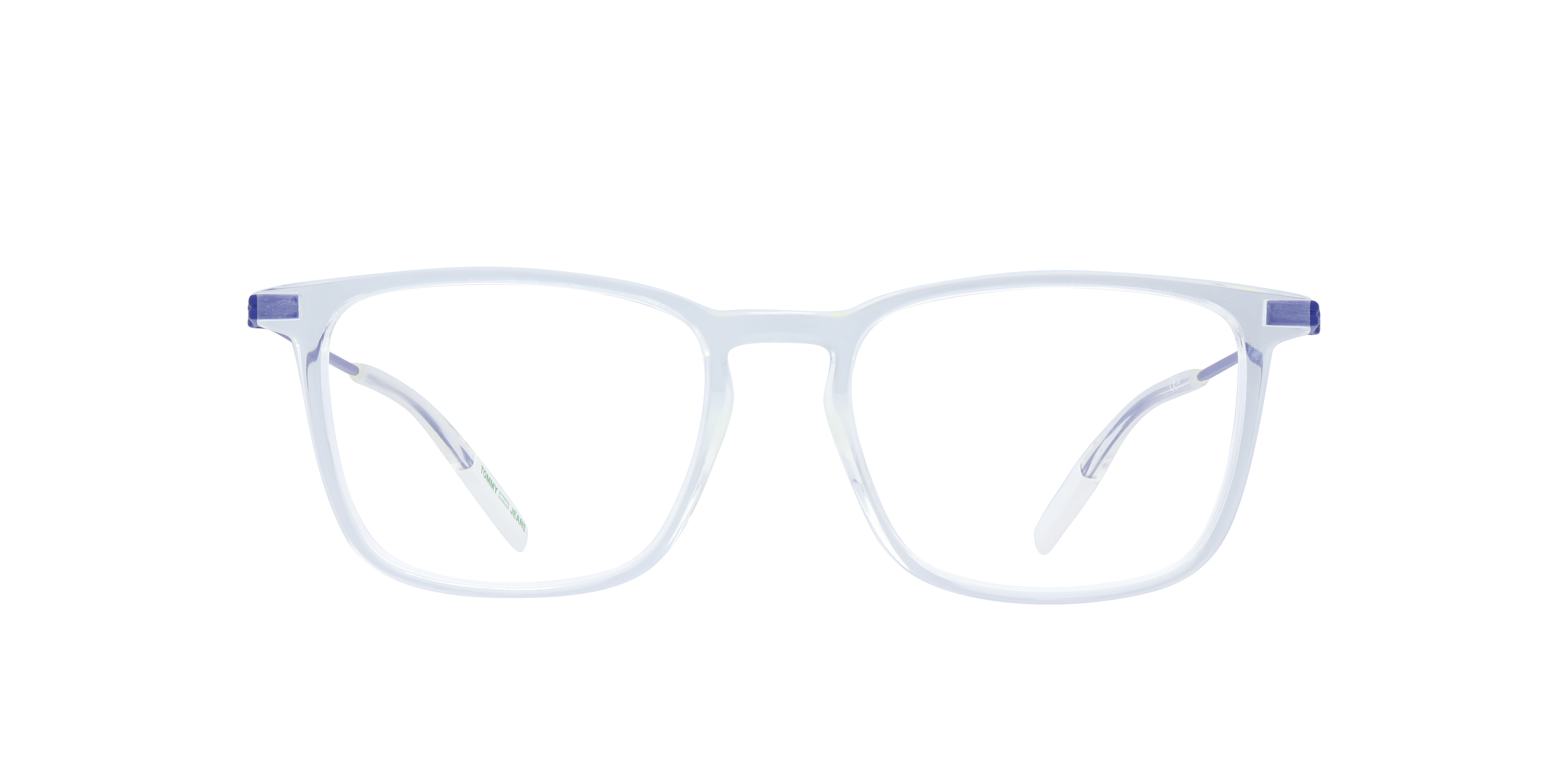 TJ 0061 Clear PlasticEyeglass Frames for Glasses Direct, Front View