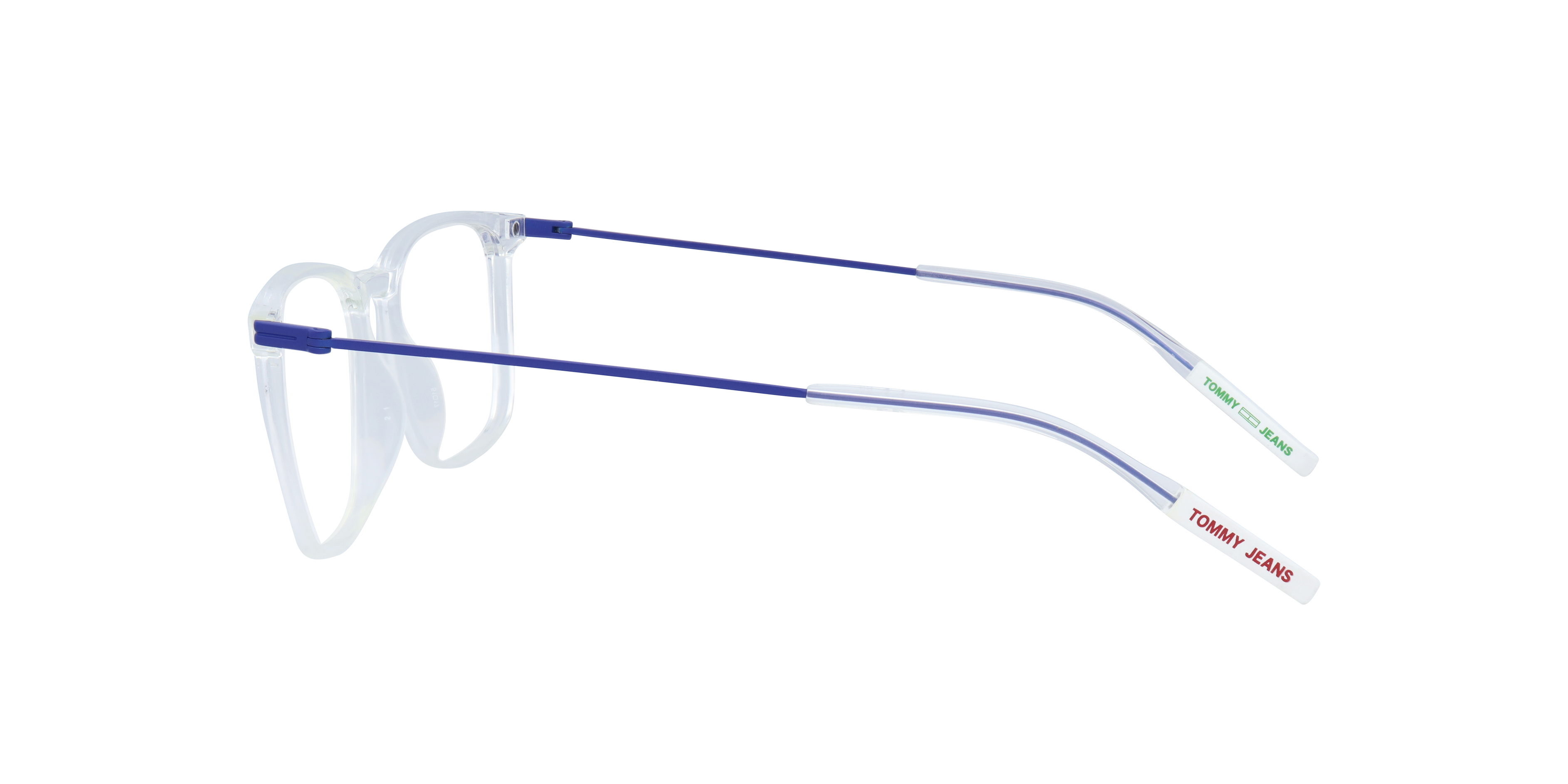 TJ 0061 Clear PlasticEyeglass Frames for Glasses Direct, Side View