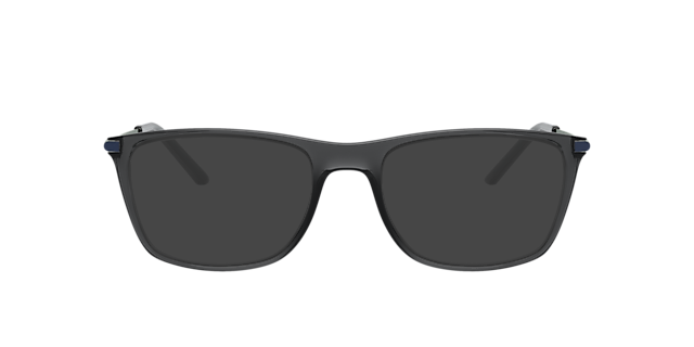 DG5048 Transparent Dark Grey PlasticEyeglass Frames for Glasses Direct, with Tinted Lenses