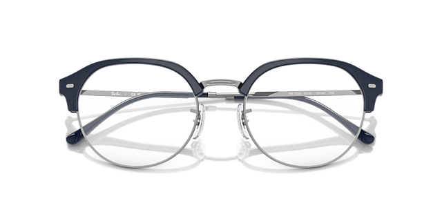 RB7229 Blue On Gunmetal PlasticEyeglass Frames for Glasses Direct, Closed View