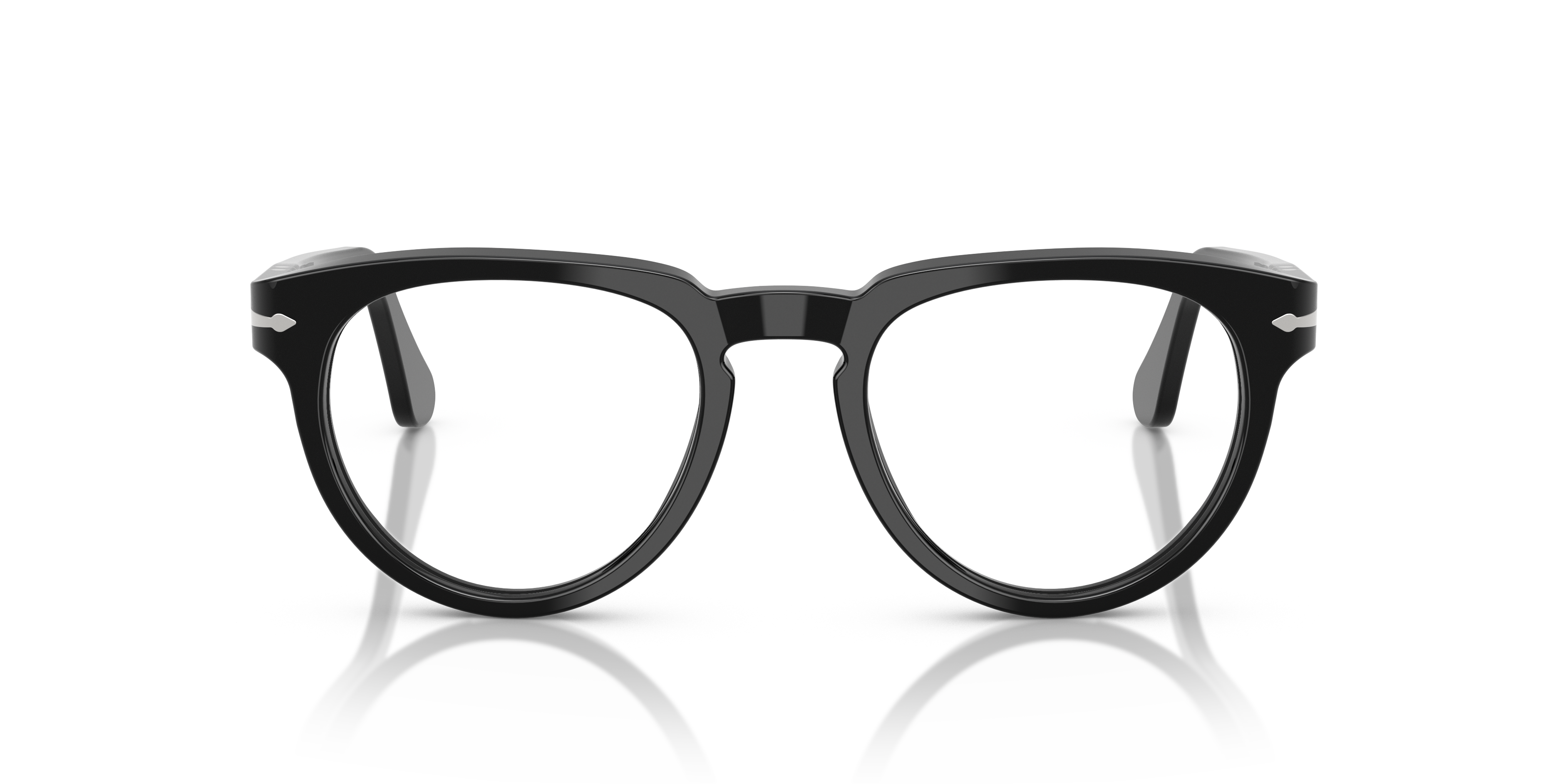 PO3377V Black AcetateEyeglass Frames for Glasses Direct, Front View