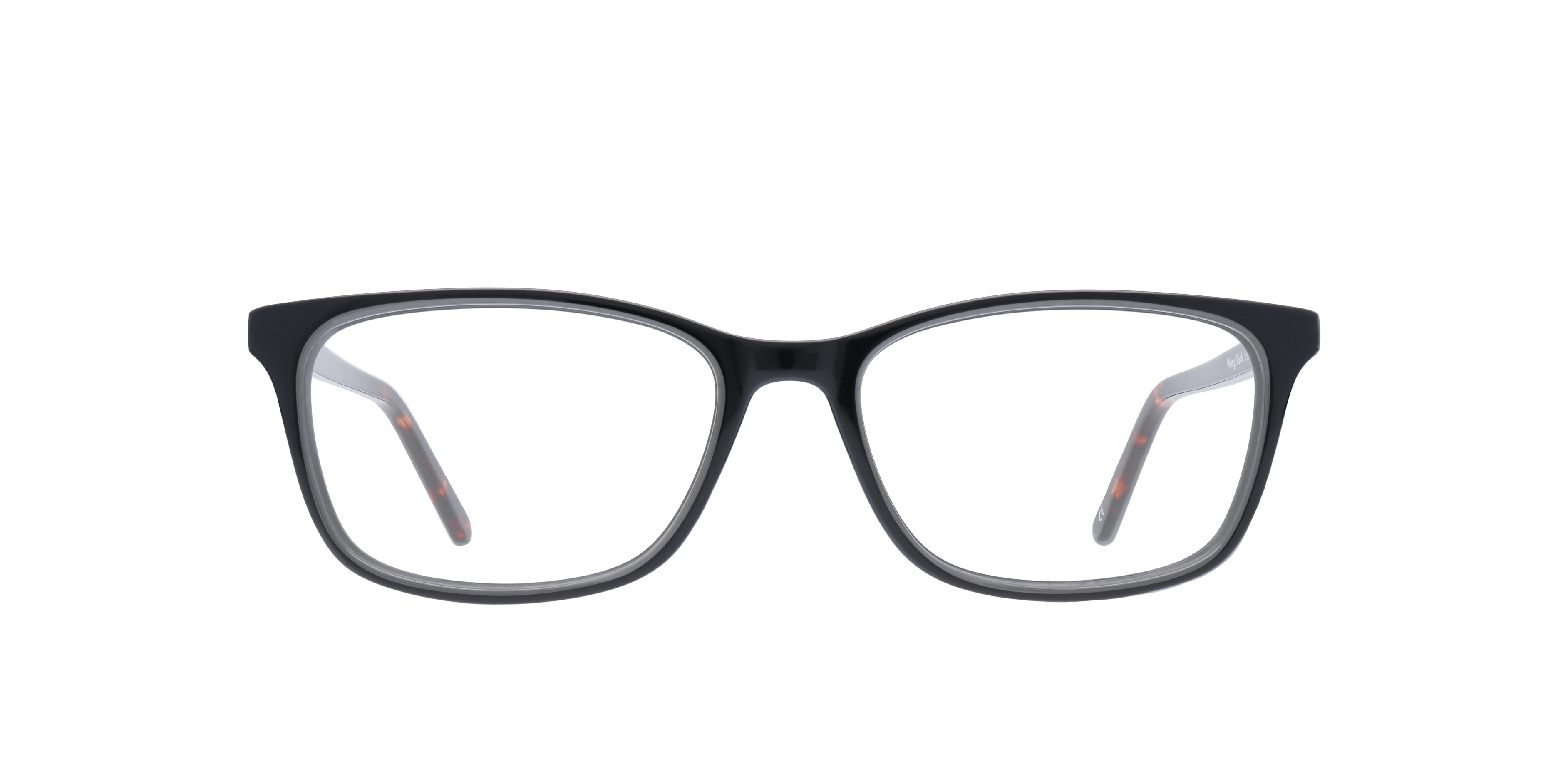 Wing Black AcetateEyeglass Frames for Glasses Direct, Front View