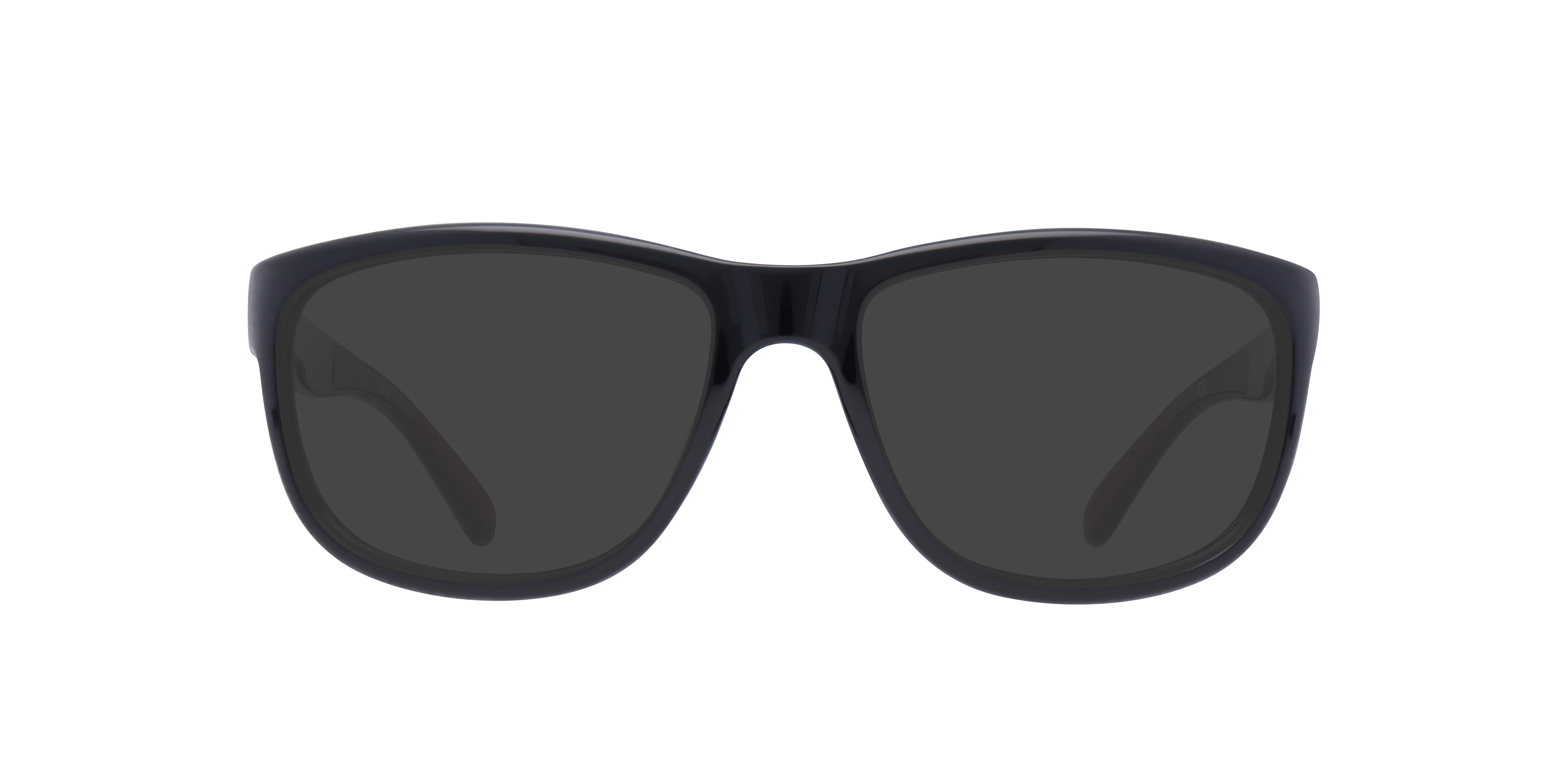 Pulse Shiny Black Burg PlasticEyeglass Frames for Glasses Direct, with Tinted Lenses