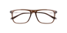 Nb4196 Brown AcetateEyeglass Frames for Glasses Direct, Closed View