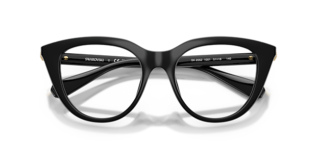 SK2052 Black PlasticEyeglass Frames for Glasses Direct, Closed View