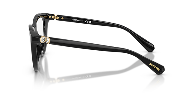 SK2052 Black PlasticEyeglass Frames for Glasses Direct, Side View