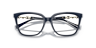 EA3248 Shiny Blue AcetateEyeglass Frames for Glasses Direct, Closed View