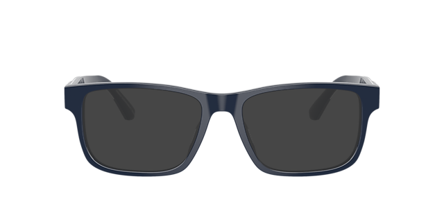 EA3265U Shiny Blue AcetateEyeglass Frames for Glasses Direct, with Tinted Lenses