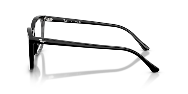 RB5446 Black AcetateEyeglass Frames for Glasses Direct, Side View