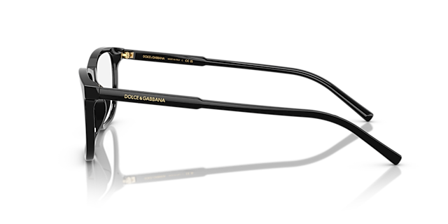 DG3427 Black AcetateEyeglass Frames for Glasses Direct, Side View