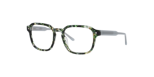 Milan Havana Green AcetateEyeglass Frames for Glasses Direct, Angle View