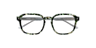 Milan Havana Green AcetateEyeglass Frames for Glasses Direct, Closed View