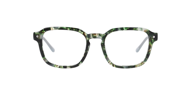 Milan Havana Green AcetateEyeglass Frames for Glasses Direct, Front View
