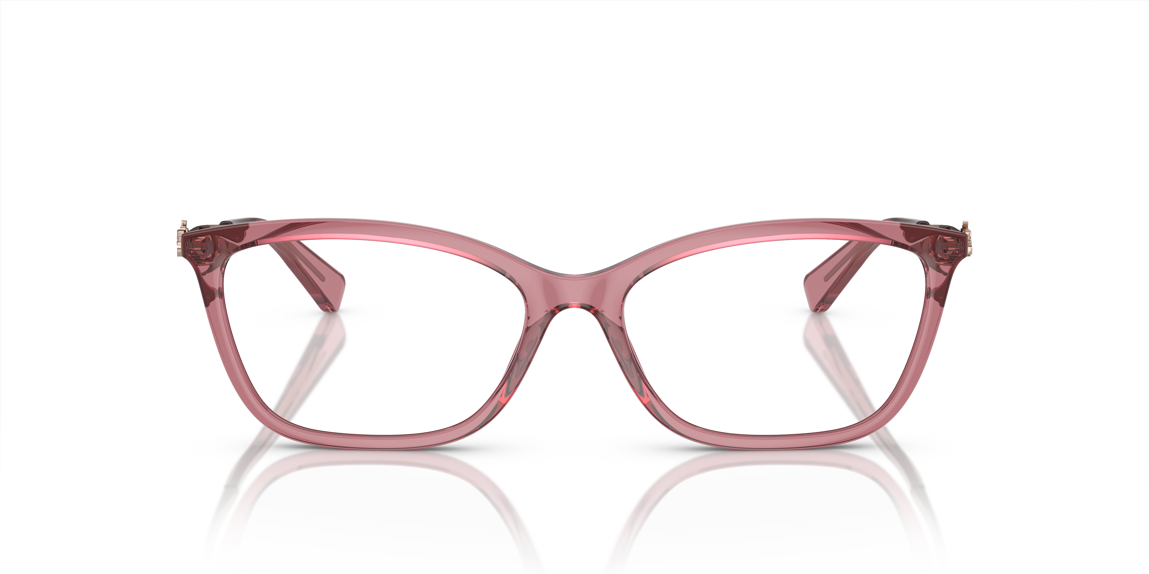 HC6146U Transparent Berry PlasticEyeglass Frames for Glasses Direct, Front View