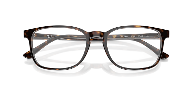 RB5418 Havana AcetateEyeglass Frames for Glasses Direct, Closed View