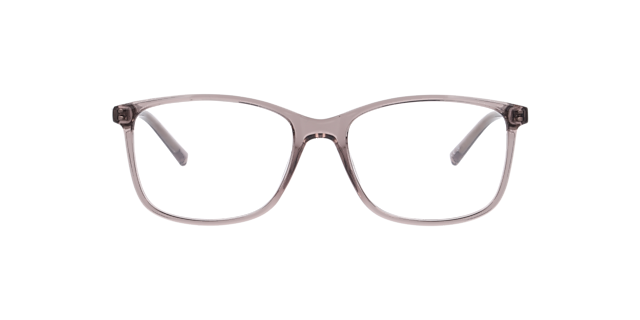 Jax Crystal Grey PlasticEyeglass Frames for Glasses Direct, Front View