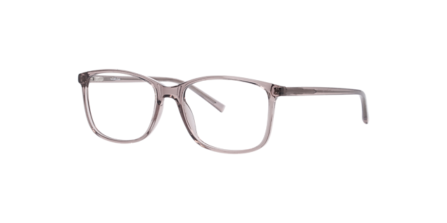 Jax Crystal Grey PlasticEyeglass Frames for Glasses Direct, Angle View