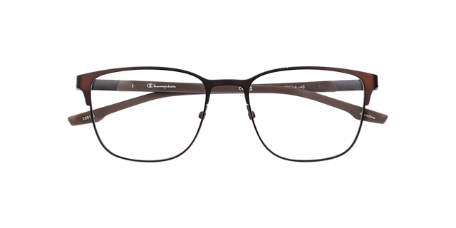 Cusave Brown MetalEyeglass Frames for Glasses Direct, Closed View