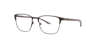 Cusave Brown MetalEyeglass Frames for Glasses Direct, Angle View