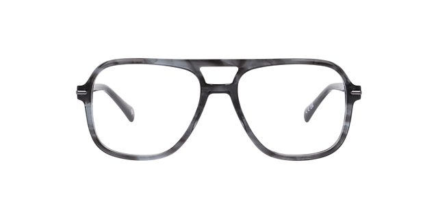 Manor Park Horn Grey AcetateEyeglass Frames for Glasses Direct, Front View