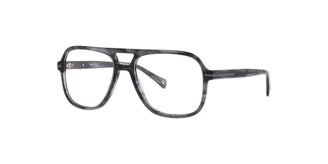 Manor Park Horn Grey AcetateEyeglass Frames for Glasses Direct, Angle View