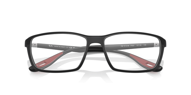 RB7213M Black PlasticEyeglass Frames for Glasses Direct, Closed View