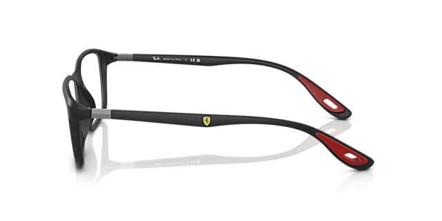 RB7213M Black PlasticEyeglass Frames for Glasses Direct, Side View