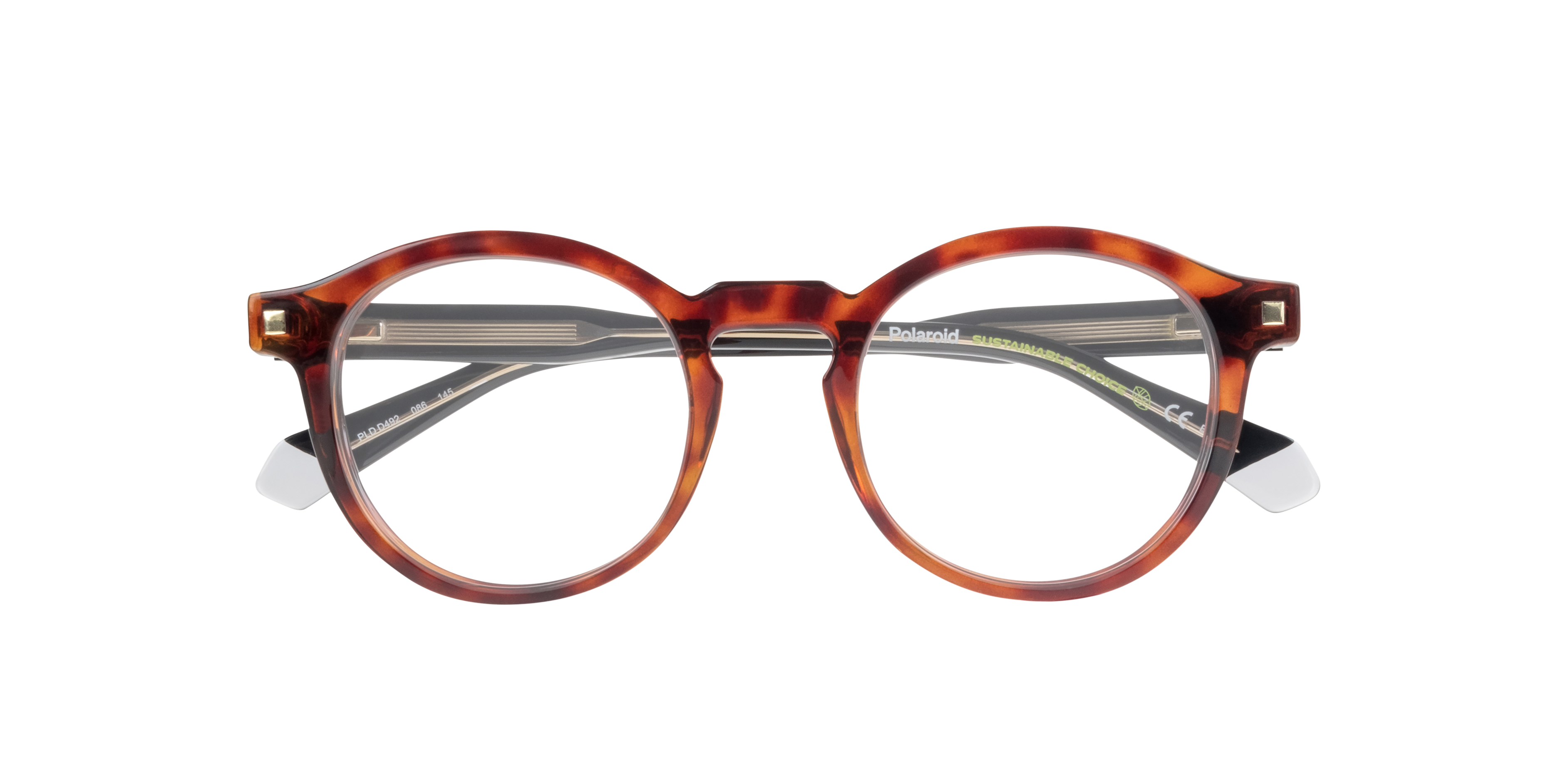 PLD D492 Tortoise PlasticSunglass Frames for Glasses Direct, Closed View
