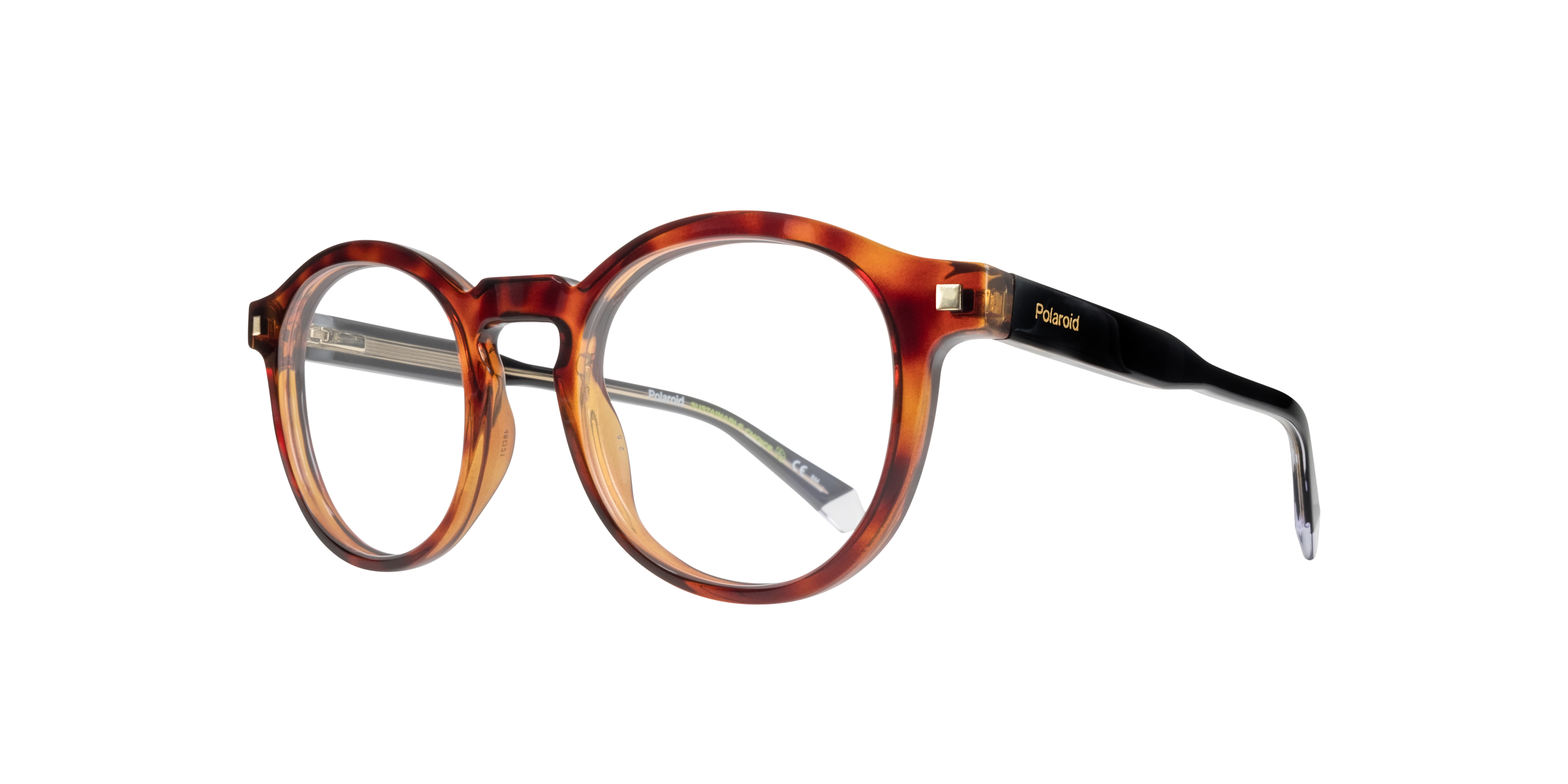 PLD D492 Tortoise PlasticSunglass Frames for Glasses Direct, Angle View