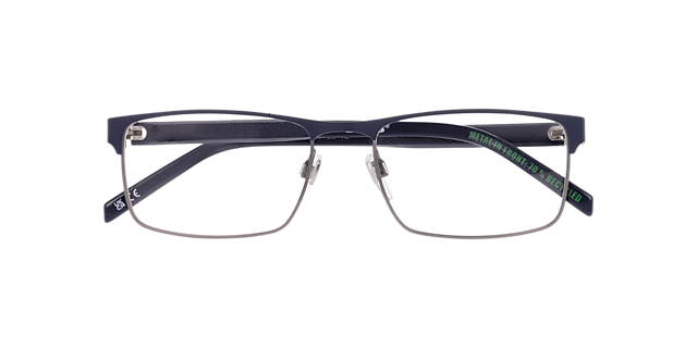 LV 5092 Blue MetalEyeglass Frames for Glasses Direct, Closed View