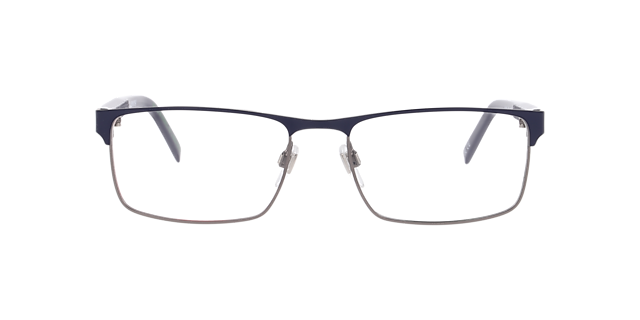 LV 5092 Blue MetalEyeglass Frames for Glasses Direct, Front View