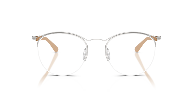 RB7553 Silver MetalEyeglass Frames for Glasses Direct, Front View