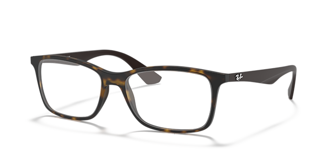 RB7047 Havana PlasticEyeglass Frames for Glasses Direct, Angle View