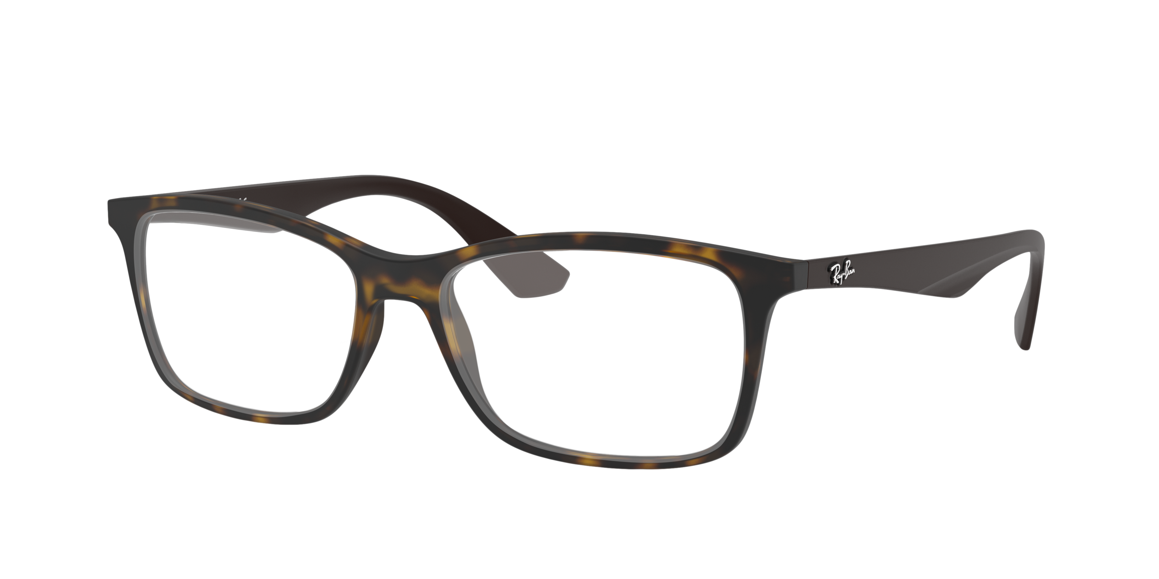 RB7047 Havana PlasticEyeglass Frames for Glasses Direct, Angle View