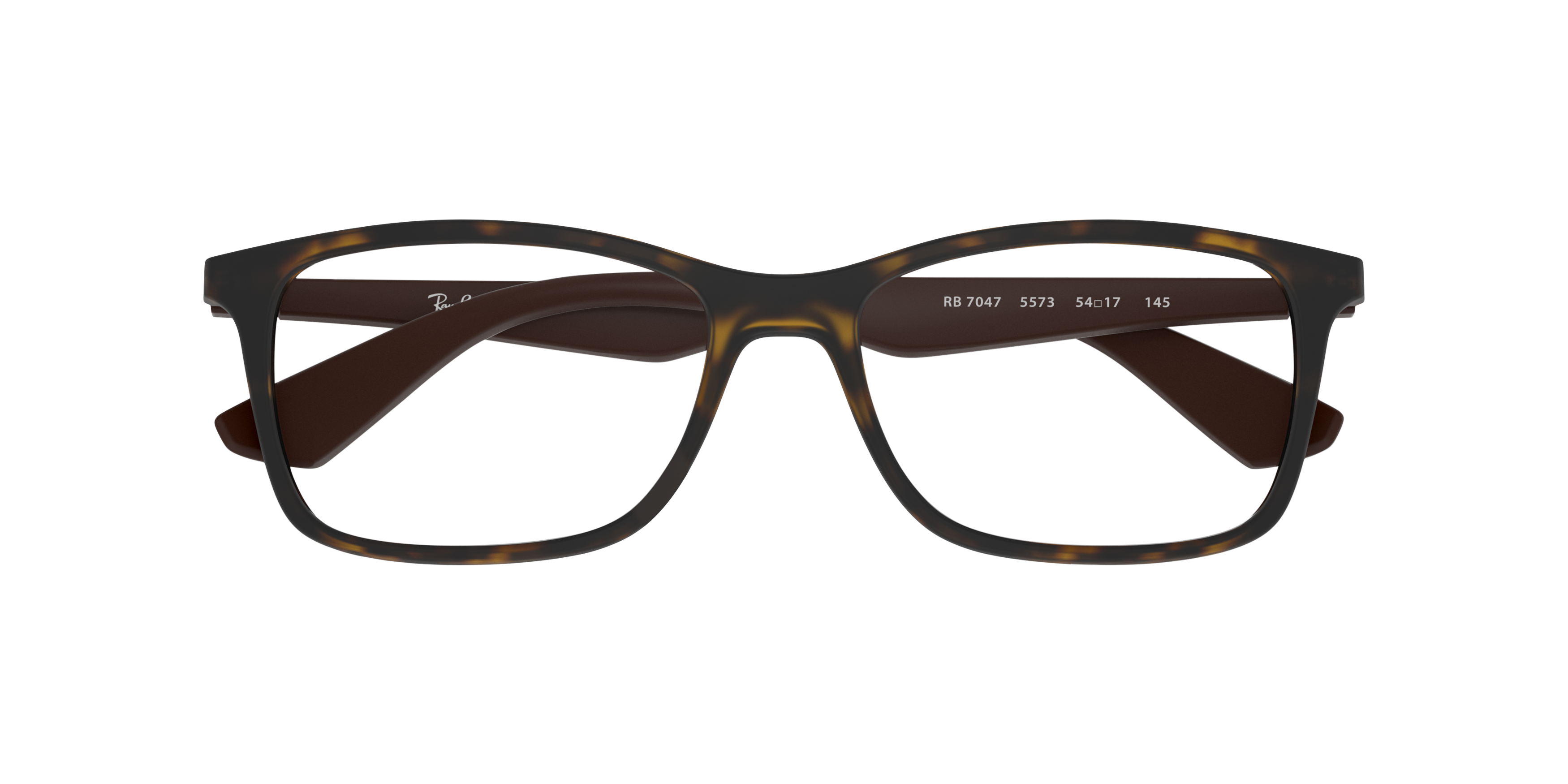 RB7047 Havana PlasticEyeglass Frames for Glasses Direct, Closed View