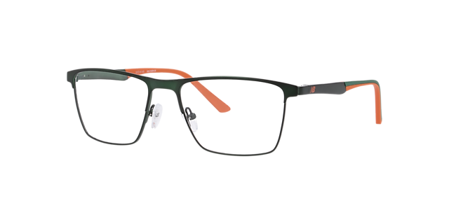Nb4191 Green Orange MetalEyeglass Frames for Glasses Direct, Angle View